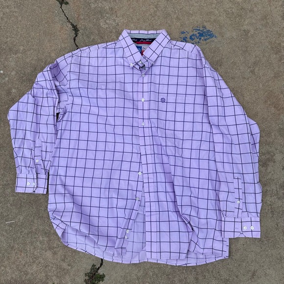 Wrangler‎ Long Sleeve Button Up Shirt Cowboy Cut Collection Plaid XXL - Picture 2 of 7